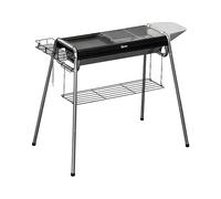 BARBECUE GAS OUTSUNNY IT846-109V00BK, Carbone, Griglia da 33 x 29 cm, Nero