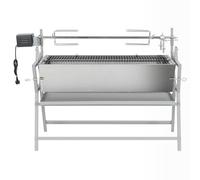 Barbecue Girarrosto in Ferro ed Acciaio Inossidabile
