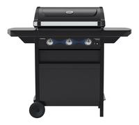 Campingaz Barbecue a gas Compact 3L Dualgas | 7,5 kW | Carrello grill a gas con 3 bruciatori | Sistema a doppia alimentazione: gas naturale e GPL | Coperchio con termometro | Vassoio raccogli grasso
