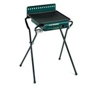 Barbecue GPL pieghevole con piastra GREEN LINE Verde e Nero GAS4043GHIV