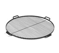 Barbecue Griglia in Acciaio Naturale da 70 cm con 4 Maniglie