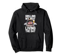Barbecue Grigliare My Way Living Day Smoky Flavor Outdoor BBQ Felpa con Cappuccio