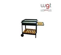 BARBECUE GRILL A CARBONE DOPPIA GRIGLIA CM.73X50 H.68,5 CALIFORNIA PESO KG 18