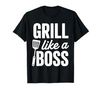 Barbecue Grill Like A Boss Backyard Grilling Legend Maglietta