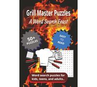 Barbecue & Grilling Word Search Puzzle: Word Searches with Easy to Read Print about Grilling, Low and Slow BBQ, and more. | 6 x 9 inches, 110 pages | ... Gift for Vacations, Holidays, and Free Time.