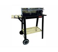 Barbecue in acciaio rettangolare con ripiani sandrigarden SG 51-24