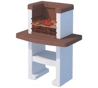 BARBECUE IN CEMENTO VULCANO CON GRIGLIA cm. 90x58x118 h - Kg. 180