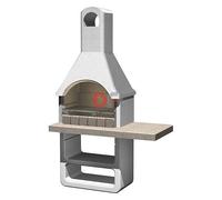 BARBECUE IN MURATURA SANTA FE'' CM. 125x64xH212,5 KG. 367 CARBONELLA E LEGNA