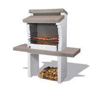 BARBECUE IN MURATURA SONDRIO CM. 140x59xH147,5 KG. 317 CARBONELLA E LEGNA