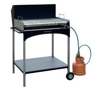 Barbecue Multiuso Legna Carbonella Gas Griglia in Acciaio Famur BK 8 Eco Gas