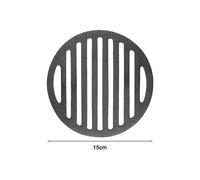 Barbecue per Griglia Rete Ghisa Tonda Nera per Arrostire Carne per Grill