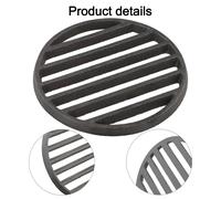 Barbecue per Griglia Rete Ghisa Tonda Nera per Arrostire Carne per Grill