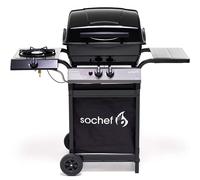 Barbecue Piùpepito a Gas con Pietra Lavica e Fornello Laterale - BBQ Sochef
