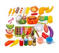 Barbecue Play Set - Educational Interactive Realistic Kitchen Accessories,Kids BBQ Cooking Toy Set | Providing Kids With Creative Storytelling Toys That Encourage Ample Play Choices For Group Or Solo