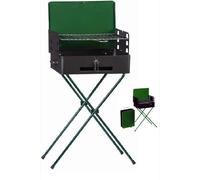 BARBECUE RETTANGOLARE RICHIUDIBILE A CARBONE CARBONELLA H. CM.77 PIANO 31X43