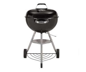 Barbecue Sferico A Sfera Tondo A Carbone Coperchio Acciaio Griglia 43 Cm