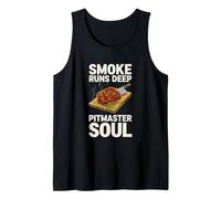 Barbecue Smoke Runs Deep Flavor Soul Food Lovers Costole BBQ Canotta