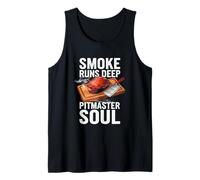 Barbecue Smoke Runs Deep Flavor Soul Food Lovers Costole BBQ Canotta