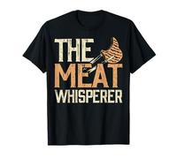 Barbecue The Meat Whisperer Grill Master Smoke Maglietta