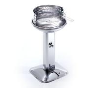 Barbecue Venus 480 Pro System a legna carbone Ø 44 cm con colonna acciaio inox