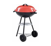 VidaXL Barbecue portatile a carbonella XXL Rosso
