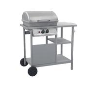 BARBECUE VIDAXL 47394, Gas, Griglia da 49 x 33 cm, Argento