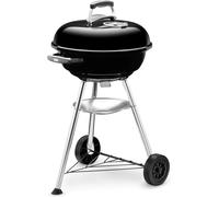 Barbecue Weber carbone Kettle 47 cm nero barbecue tondo diametro 47 cm con ruote