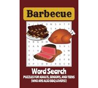 Barbecue Word Search Puzzle Book: Word Searches with Easy to Read Print about BBQ, Grilling, Outdoor Cooking and More | 6x9 inches, 110 pages | 50+ ... Gift for Vacations, Holidays, and Free Times