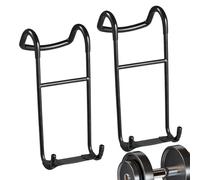 Barbell Attachment for Dumbbells, Dumbbell Rack Attachments, 225lbs Capacity Spotter Hanger, Best Dumbbell Spotter Hooks Heavy-Duty Barbell Attachment for Shoulder Press Workouts