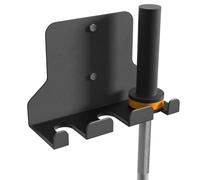 Barbell Storage Rack - Holder Floor Stand, Compatible, Coated, Common Size Adaptability | Space Saving Vertical Organizer for Home & Garage Gym Wall Mounted Fitness Curl Bars