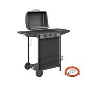 BARBEQUE GAS OUTSUNNY IT846-167V50BK, Gas, Griglia da 48 x 37 cm, Nero