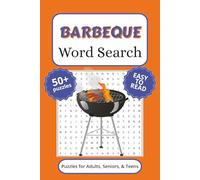 Barbeque Word Search Puzzle Book: Word Search with Easy to Read Print about Barbeque Lovers and More (6x9 inches, 110 pages) 50+ Puzzles… Gift for Vacations, Holidays, and Free Times.