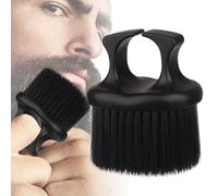 Barber Accessories - Knuckle Fade Brush | Professional Barber Brush For Fading And Blending, Mustache Comb With Finger Ring Handle, Ergonomic Men's Grooming Tool, 1-Pack