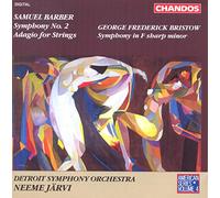 Samuel Barber, Detroit Symphony Orc – Sinfonia n.2 / Adagio for Strings – CD – NAXOS