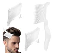 Barber Fade Comb, Gradient Positioning Combs, Anti-Static Flat Top Curved Heat Resistant Positioning Comb for Blending Fades, Short Haircuts, Precision Cuts, and Professional Styling Tools