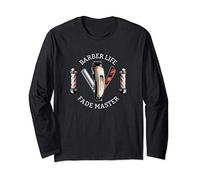 Barber Funny Gift Idea Slogan Maglia a Manica