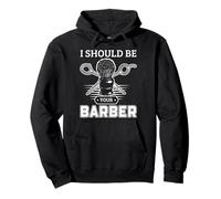 Barber Humor Citazione I Should Be Your Barber Design Felpa con Cappuccio
