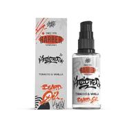 Barber Marmara Tobacco & Vanilla Beard Oil, 50 ml, olio per barba per la cura quotidiana della barba da 3 giorni a barba piena, olio per la cura della barba da uomo, extra lucentezza e morbidezza,