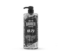 Barber Marmara Gel da Barba No. 79 per Uomini Trasparente senza Schiuma con Pompa Qualità Professionale Turca per Contorni Barba, Collo & Rasatura 1L