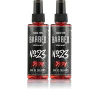 BARBER MARMARA No.23 Eau de Cologne Pump Spray Uomo GRAFITTI 1x 150ml | dopobarba uomo | colonia | Profumi da uomo Barber | Spray per il corpo - Barbershop - Colonia turca (Confezione da 2)