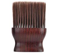 Barber Neck Duster Brush | Wood Handle & Nylon Fibers for Hair Salon/Home Use | Flat Shape Design for Enhanced Coverage (Small Size (29.9 X 15 X 6.7in))