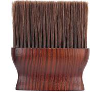 Barber Neck Duster Brush | Wood Handle & Nylon Fibers for Hair Salon/Home Use | Flat Shape Design for Enhanced Coverage (Large Size (37.4 X 18.9 X 6.7in))