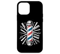 Barber Pole Haircut Tools Pettine Cesoie Custodia per iPhone 12 mini