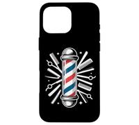 Barber Pole Haircut Tools Pettine Cesoie Custodia per iPhone 16 Pro Max