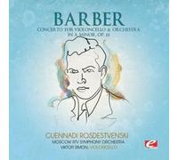 Samuel Barber Concerto For Violoncello And Orchestra In A Minor, Op. 22 (CD)