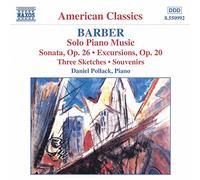 Solo Piano Works - Samuel Barber (Audio Cd)