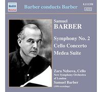 Barber Samuel - Sinfonia N.2, Concerto Per Violonce