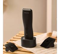 BARBER STUDIO - Rasoio E Rifinitore Senza Fili Per Viso E Corpo Resistente All'acqua Nero