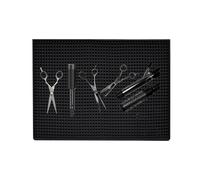 Barber Tool Mat - Silicone Hair Salon Mat Flessibile, Counter Protector, Clippers Scissors Hairdressing Styling Tools, Non-Slip Pad For Home And Professional Use | Beauty Salon Anti-Skid Tool