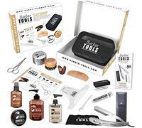 ✮ BARBER TOOLS ✮ Kit/Set/Cofanetto per la cura e manutenzione della barba e radersi | Cosmetici Made in Francia.